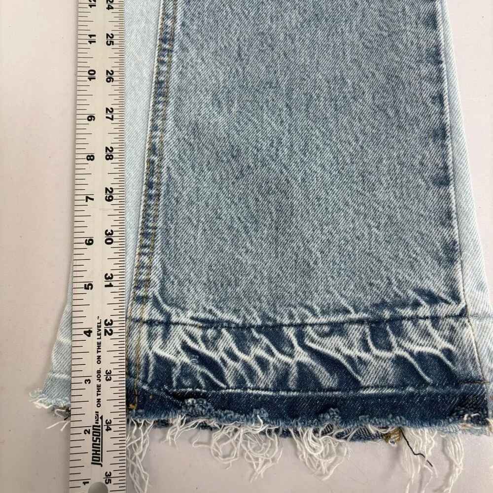 Supply & Denim Sacco Jeans Mens Size 32 Medium Frayed Hem Cotton Casual NWT‎